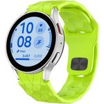 Wigento Smartwatch-Armband Für Samsung Galaxy Watch FE / 6 / 5 / 4 40mm Silikon Arm Band Umweltfreundlich und langlebig - Hellgrün - Preisvergleich