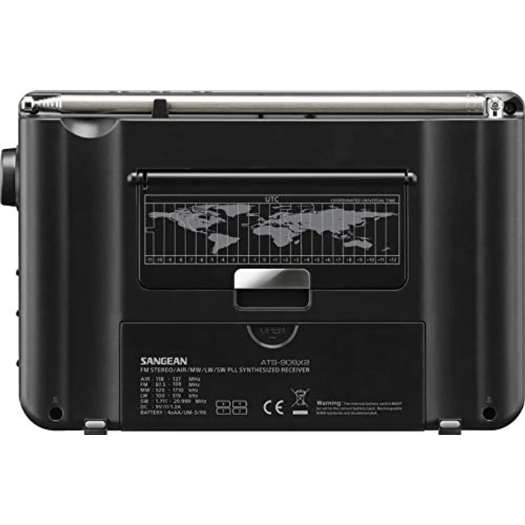 Sangean ATS-909X2 Profi Weltempfänger mit UKW Stereo, schwarz Schwarz – Bild 4