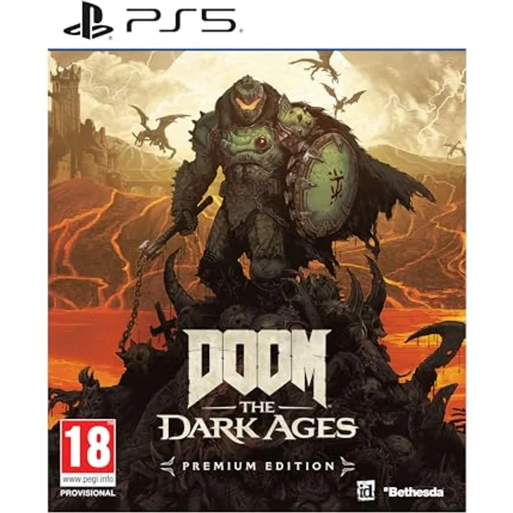Xbox DOOM: The Dark Ages - Premium Edition - PS5 Spiel mit Early Access, Kampagnen-DLC, Digital Artbook und Divinity Skin Pack