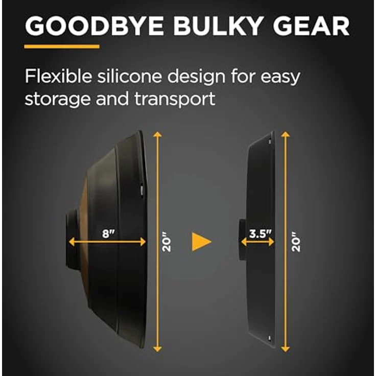 MagMod Beauty Dish XL 20 Pro Kit, 50,8 cm faltbare magnetische Schönheitsplatte für Porträtfotografie, inkl. Bowens Ständer, Gitter und Diffusionssocke – Bild 4