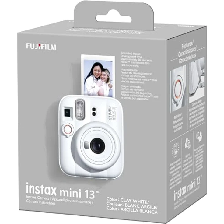 Fujifilm Instax Mini 13 Clay White, Sofortbildkamera, Weiss – Bild 14
