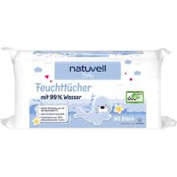 Natuvell Baby Feuchttücher mit 99 % Wasser
