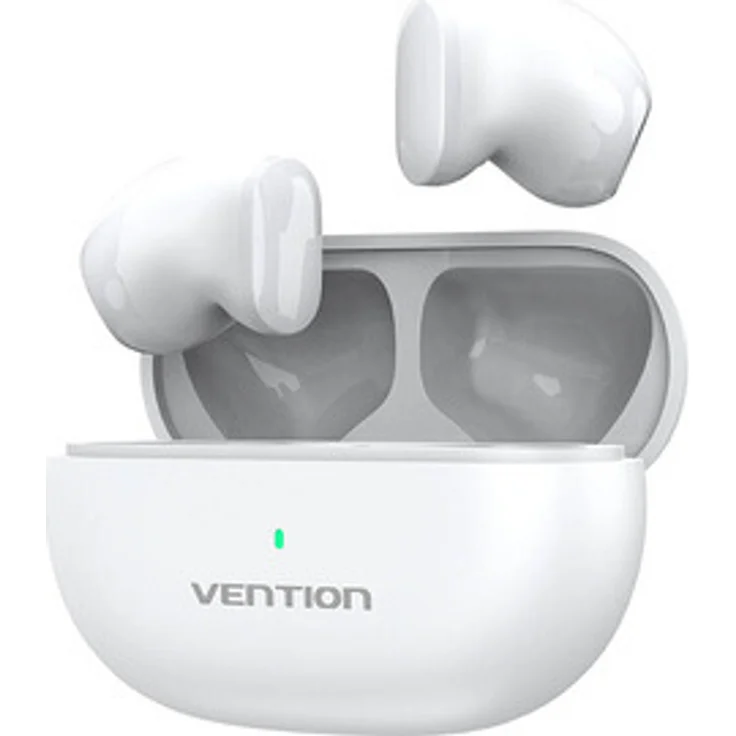 Vention Tiny T12 NBLW0, Bluetooth-Headset mit 6h Autonomie und Etui Aufladung, Weiß