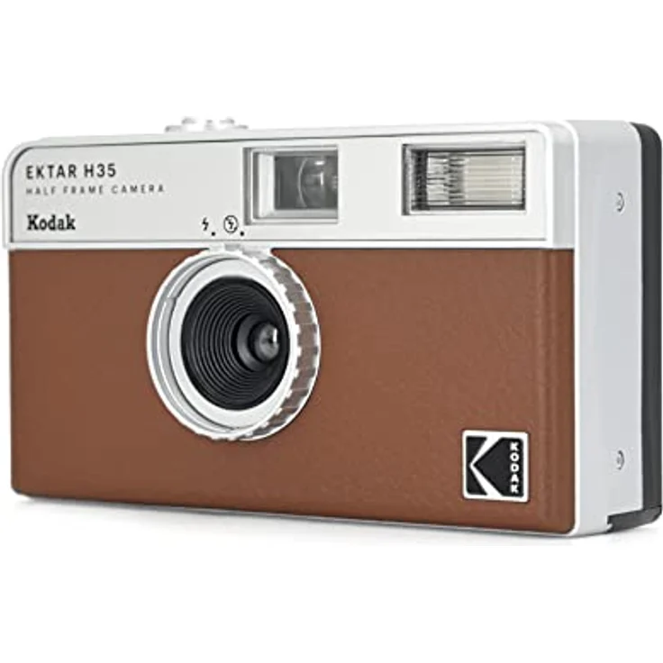 Kodak Half Frame Film Camera EKTAR H35 Brown Kompaktkamera - Reduzierung des Filmverbrauchs und der Kosten – Bild 3