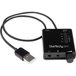 StarTech.com USB Audio Adapter - Externe USB Soundkarte mit SPDIF Digital Audio mit 2x 3,5mm Klinke - USB auf Audio Konverter - Schwarz - Preisvergleich