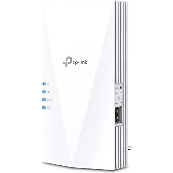 TP-LINK RE1500X WLAN Repeater, WiFi 6 AX1500 Dualband, Unterstützung für Easy Mesh, Gigabit-Ethernet-Anschluss