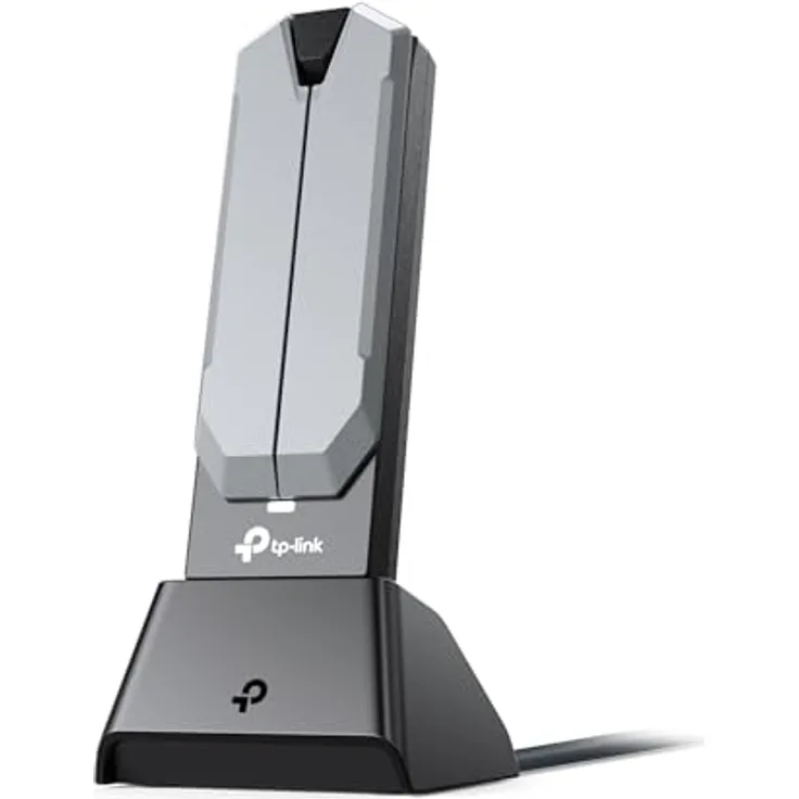 TP-Link Archer TBE400UH Wi-Fi 7 WLAN Stick für PC, BE6500 Tri-Band USB WLAN Adapter mit Hochleistungsantenne, MU-MIMO, WPA3, USB 3.0, nur Kompatibel mit Windows 10/11