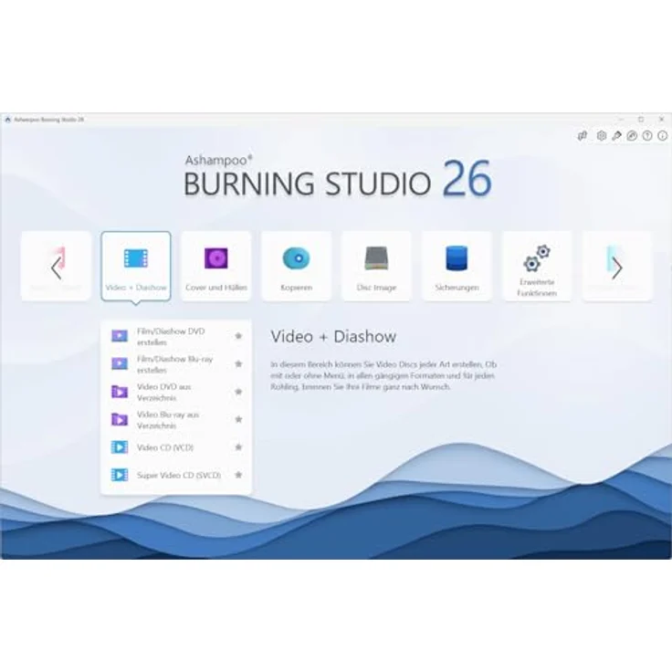 Markt + Technik Burning Studio 26, Multimedie Alleskönner zum Brennen, Kopieren, Sichern und Rippen für Windows 11, 10 – Bild 2