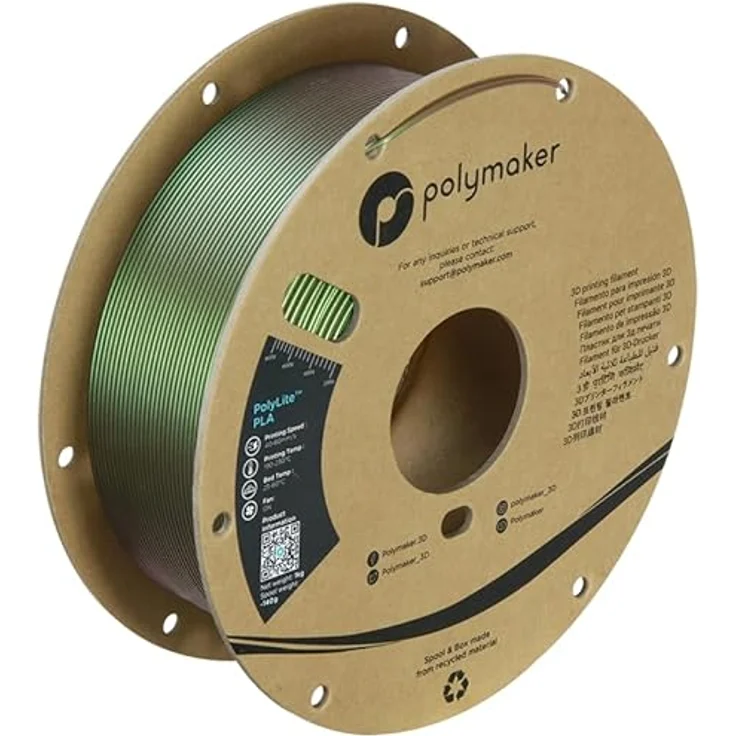 Polymaker PolyLite PLA Starlight - Meteor, 3D-Druckmaterial mit Farbwechsel-Effekt und Jam-Free Technologie – Bild 5