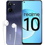 realme 10-8+128GB Smartphone, 90 Hz Super AMOLED Display, 50 MP Farb-KI-Kamera, Helio G99 Chipsatz, Starker 5000 mAh Akku, 33 W SUPERVOOC-Aufladung, Rush Black