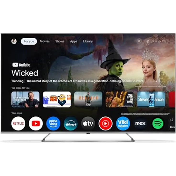 Sharp QLED TV 65JP7765E, 65 Zoll 4K UHD Smart TV mit Mini LED, Dolby Vision HDR, Dolby Atmos, Sound by Harman Kardon, Google Assistant und Triple-Tuner – Bild 2