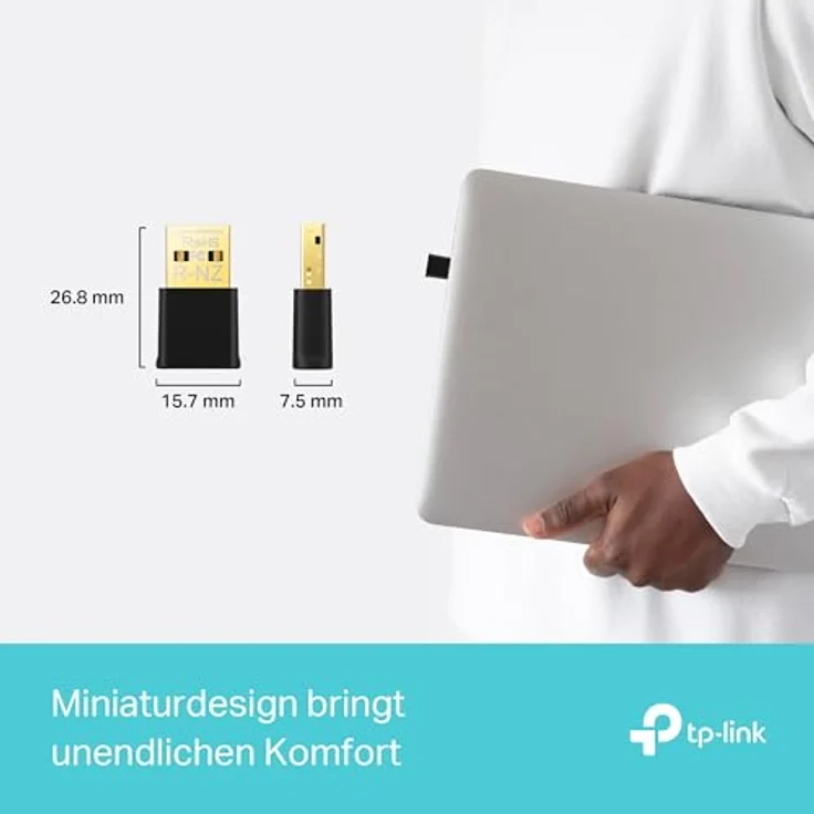 TP-Link Archer TX20U Nano WLAN Stick für PC, WiFi 6 AX1800 Dual Band WLAN Adapter, Nano Größe, WPA3, MU-MIMO (Windows 11/10) – Bild 4