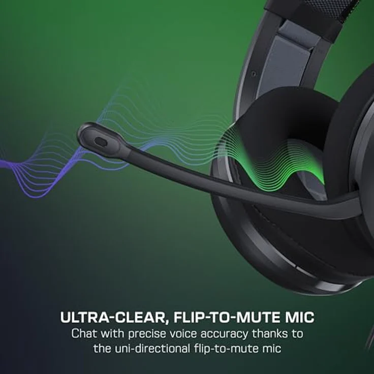 Turtle Beach Atlas 200, Multiplatform Gaming Headset mit 50-mm-Nanoclear-Treibern, unidirektionalem Mikrofon und 3.5mm Klinke für Konsolen, PC und Mobilgeräte – Bild 4