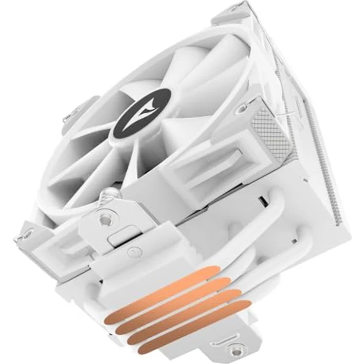 Sharkoon A40 RGB White Air Cooler, CPU Kühler mit 12 cm Lüfter und RGB-Beleuchtung, Weiss – Bild 8