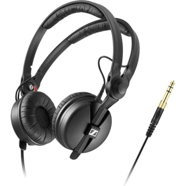 Sennheiser HD 25 Black supraaural Headphone – Headphones (supraaural, Wired, 16 – 220000 Hz, 120 dB, 1.5 m, black) – Bild 6