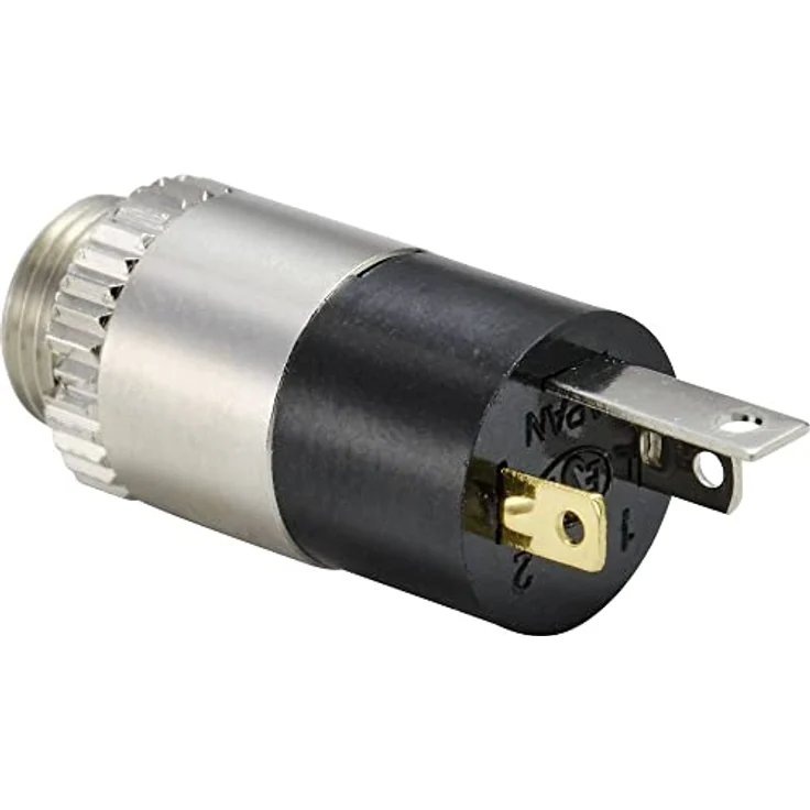 TRU COMPONENTS TC-9465724 Klinkenstecker 3,5 mm, Buchse, vertikal, Anzahl der Pole (Nummer): 3 Stereo, Schwarz, 1 Stück – Bild 3