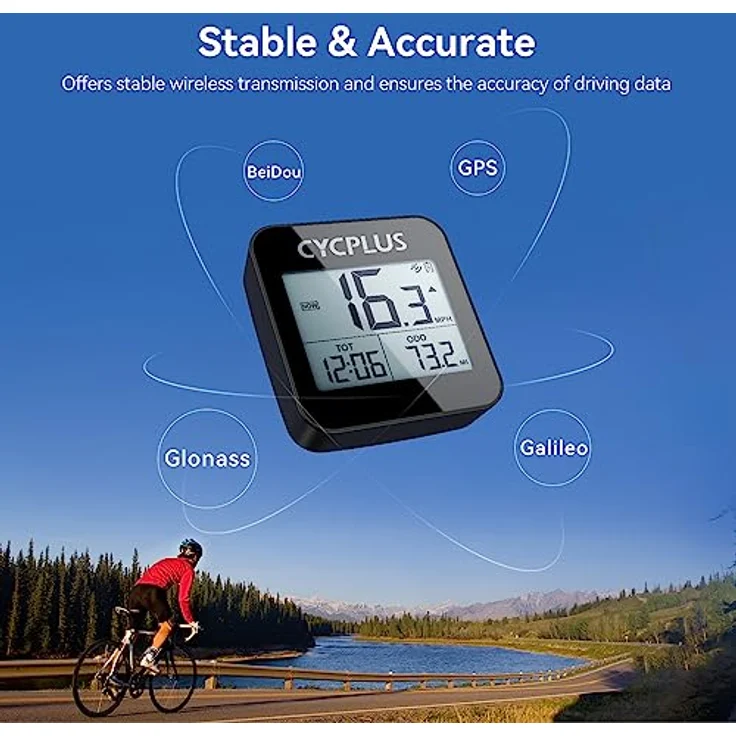CYCPLUS G1 GPS Fahrradcomputer Drahtloser Fahrradtacho IPX6 Wasserdichter  Kilometerzhler - Schwarz: Tests, Infos & Preisvergleich