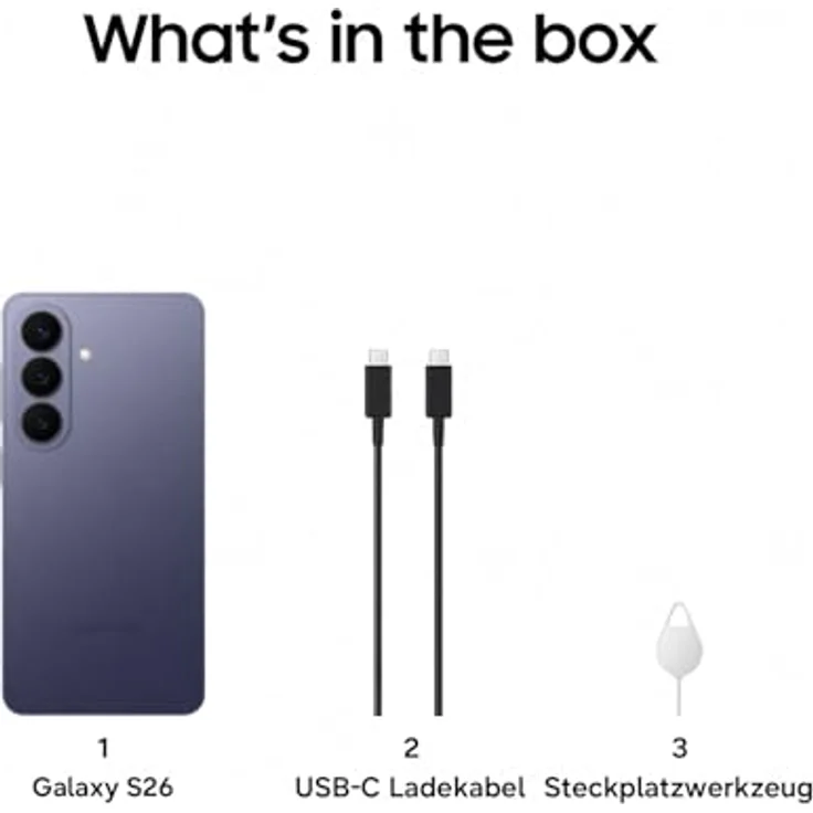 Samsung Galaxy S26 AI Smartphone, Android-Handy ohne Vertrag, 256 GB Speicher, Cobalt Violet – Bild 8