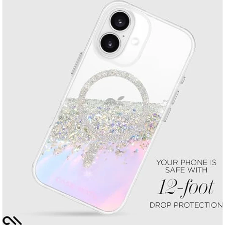 Case-Mate iPhone 16 Schutzhülle, holografisch und kompatibel mit MagSafe, 3,6 m Fallschutz, karätig schillernd – Bild 3