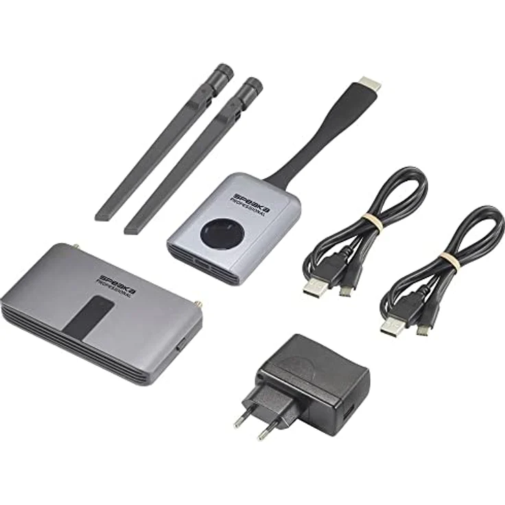 SpeaKa Professional SP-WTR-400 HDMI-Funkübertragung (Set) 30 m 2.4 GHz, 5 GHz 1920 x 1080 Pixel Sichere Funkübertragung – Bild 4