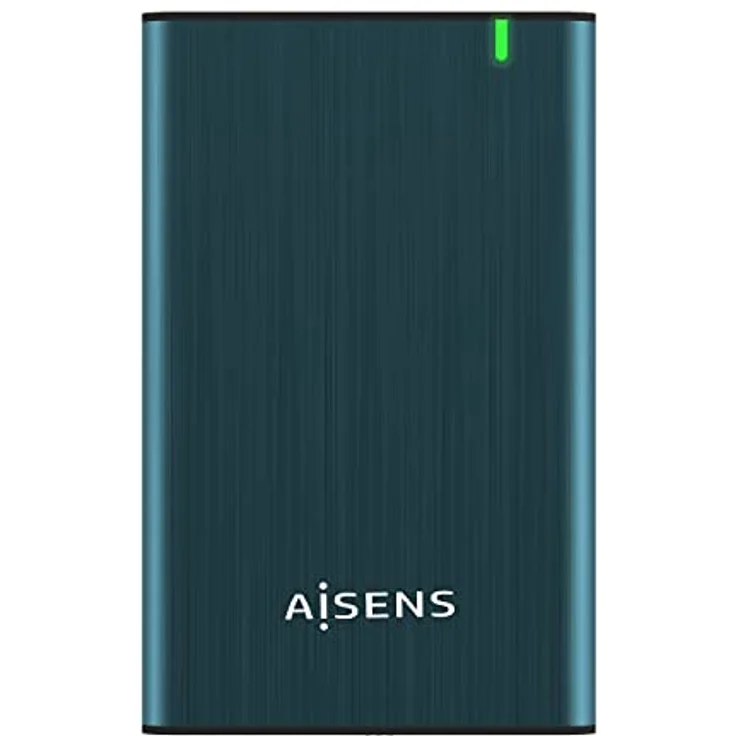 AISENS - ASE-2525PB - Externes Festplattengehäuse für 2,5 Zoll SATA A USB 2.0/USB 3.0/USB 3.1 GEN1, Pazifikblau – Bild 1