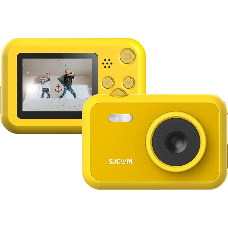 SJCAM FunCam 1080P Digitalkamera für Kinder, 12 Megapixel, 2,0 Zoll LCD-Bildschirm, tragbare Mini-Videokamera mit eingebautem 800-mAh-Akku, pink