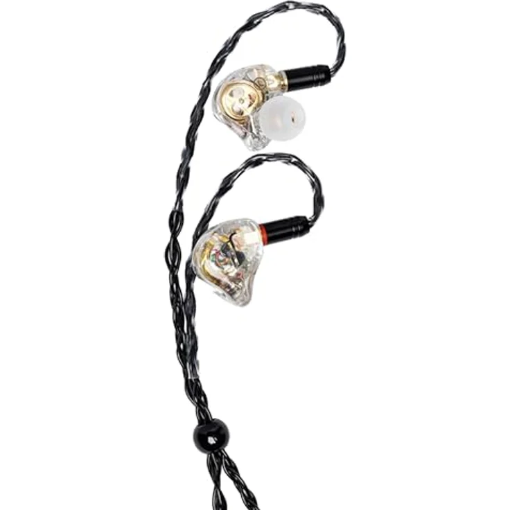 Stagg SPM-PRO TR, professionelle In-Ear Kopfhörer mit 2 Balanced Armature Treibern und transparentem Design – Bild 1