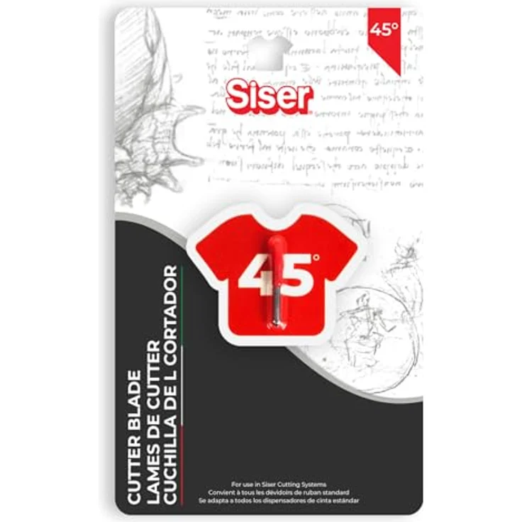 Siser Cutting Blade 45°, Präzisionsklinge für Plotter aus hochwertigem Karbidstahl, geeignet für Flexfolien und Klebefolien – Bild 1