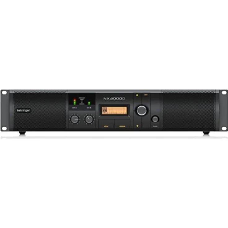 Behringer NX3000D Ultraleichter 3000-Watt-Class-D-Leistungsverstärker mit DSP-Steuerung und SmartSense-Lautsprecherimpedanzkompensation – Bild 1