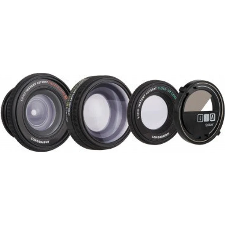 Lomography Lomo'Instant Automat Sofortbildkamera Bora Bora + Objektivaufsätze mit Weitwinkel-Objektiv, Close-Up Objektiv und Fisheye Objektiv – Bild 4