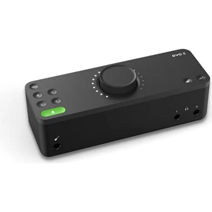 EVO 8 USB Audio Interface externe Soundkarte für Musikproduktionen (4 in / 4 out, Smartgain, Smart Touchpoints, Loopback Funktion, 48V Phantomspeisung, 4 Mikrofonvorverstärker, Windows / Mac / iOS)