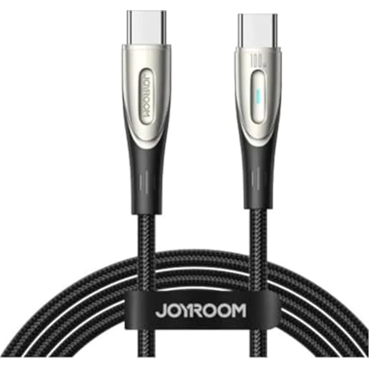 Joyroom Pioneer Series SA31-CC5, USB-C auf USB-C Kabel mit 240 W und 1,2 m Länge, Schwarz