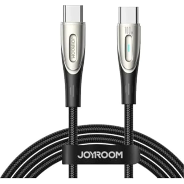 Joyroom Pioneer Series SA31-CC5, USB-C auf USB-C Kabel mit 240 W und 1,2 m Länge, Schwarz – Bild 1