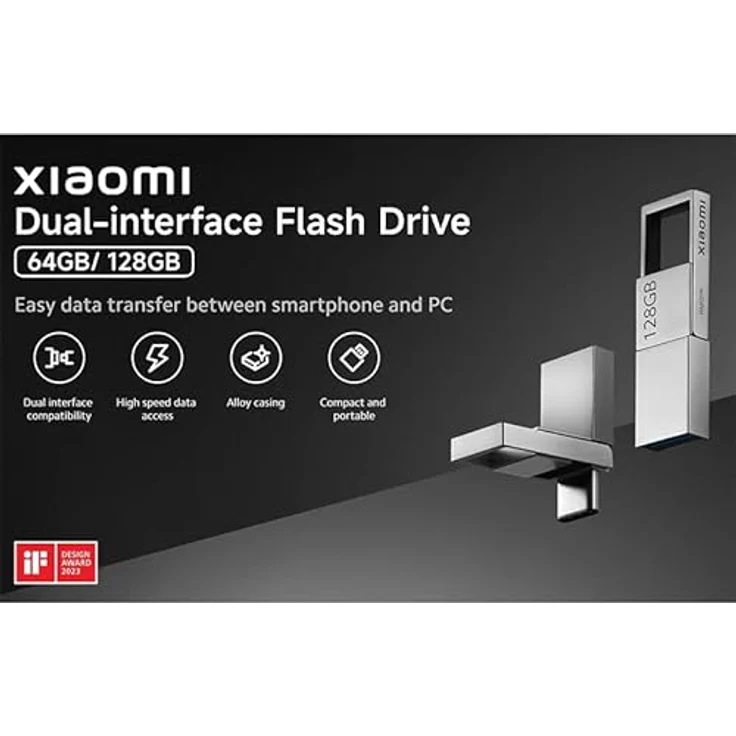 Xiaomi Dual-Interface Flash Drive 128GB, USB-Stick mit Dual-interface-Funktion – Bild 5