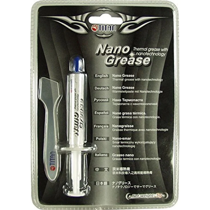 Titan 3 Gramm mit Spachtel Waermeleitpaste Nano Grease (TTG-G30030) - Zubehör für PC-Kühlung – Bild 3