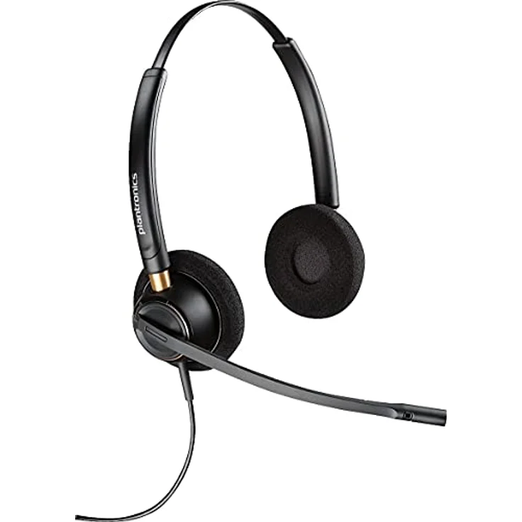 Poly Plantronics HW520 Binaural QD Kopfhörer Schwarz, Contextual Intelligence-Fähig für hochwertige Kundenkontakte – Bild 3