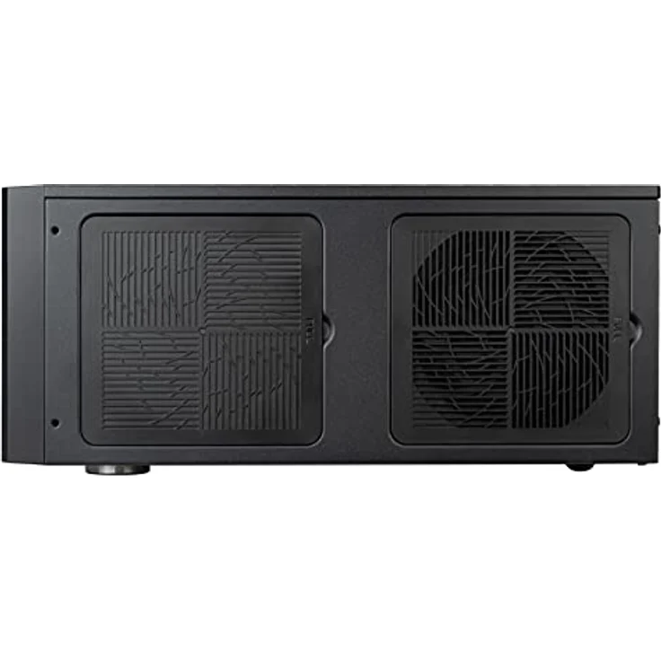 SilverStone Technology SST-GD11B-Grandia HTPC ATX Computer Gehäuse mit verbesserter Kühlleistung, schwarz – Bild 4