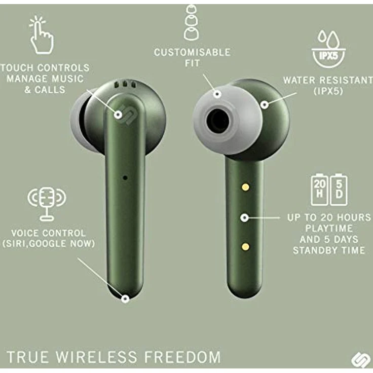 Urbanista Paris TRUE Wireless Olive Green – Bild 3