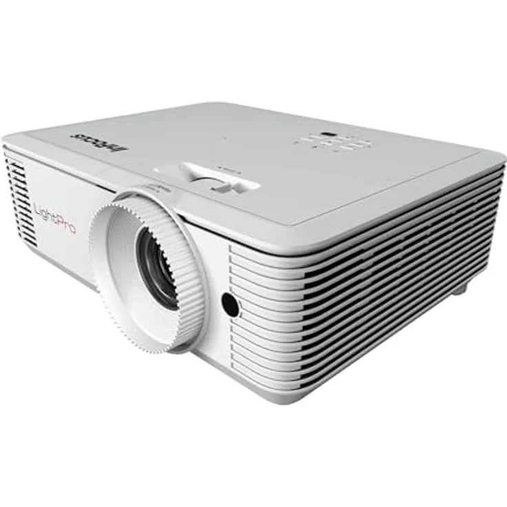 InFocus Vista II IN0048SL Full-HD Beamer mit 4.400 Lumen Helligkeit und 30.000:1 Kontrastverhältnis, Netzwerkintegration und 2x HDMI-Anschlüssen – Bild 1