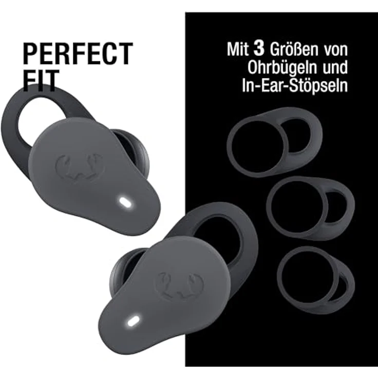 Fresh 'n Rebel Bluetooth®-Ohrhörer "Twins Rush mit Hybrid ANC", TWS Sport, Storm Grey - In-Ear Kopfhörer – Bild 5