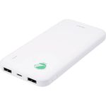 Deltaco - a nordic brand PB-S1000 Powerbank 10000 mAh LiPo USB-A Weiß