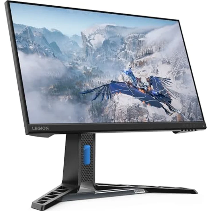 Lenovo Legion R24e Gaming-Monitor 23,8 Zoll (63,8 cm) (FHD, IPS, 180 Hz, 0,5 ms, HDMI+DP, AMD FreeSync) Neigungsverstellung in Schwarz – Bild 2