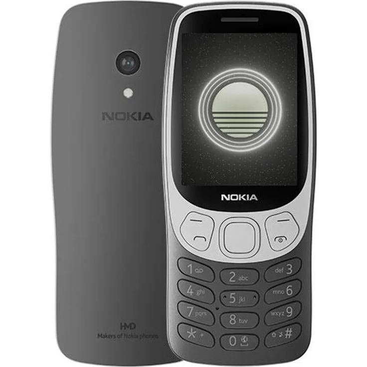 HMD Nokia 3210 (2024), Balken, Dual-SIM, 6,1 cm (2.4"), 2 MP, 1450 mAh, Schwarz