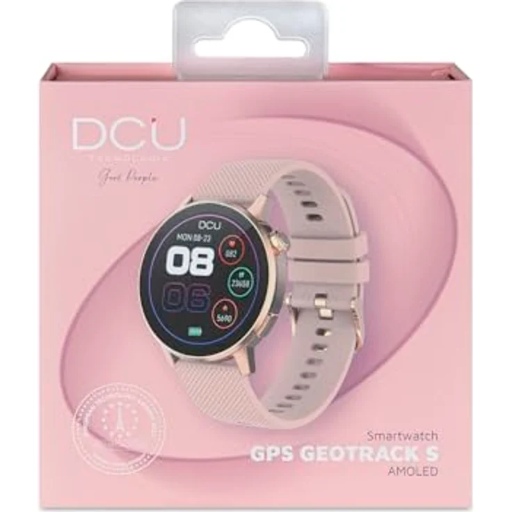 DCU TECNOLOGIC GEOTRACK S GPS Smartwatch, 1,32 Zoll AMOLED Display, Höhenmesser, Barometer, Kompass, über 130 Sportmodi, Bluetooth-Anrufe, IP68 spritzwassergeschützt, kompatibel mit Android/iOS – Bild 5