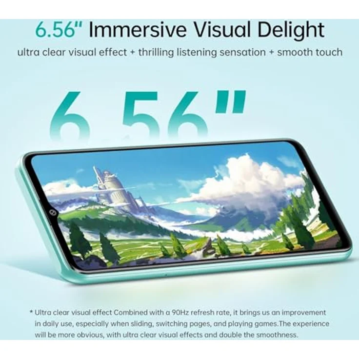 CUBOT Note 21 – 6,5-Zoll-HD+-Smartphone, 6 GB und 128 GB, 50 MP Dual-Kamera, 5200 mAh Akku, Android 13, OctaCore-Prozessor, Grün – Bild 2