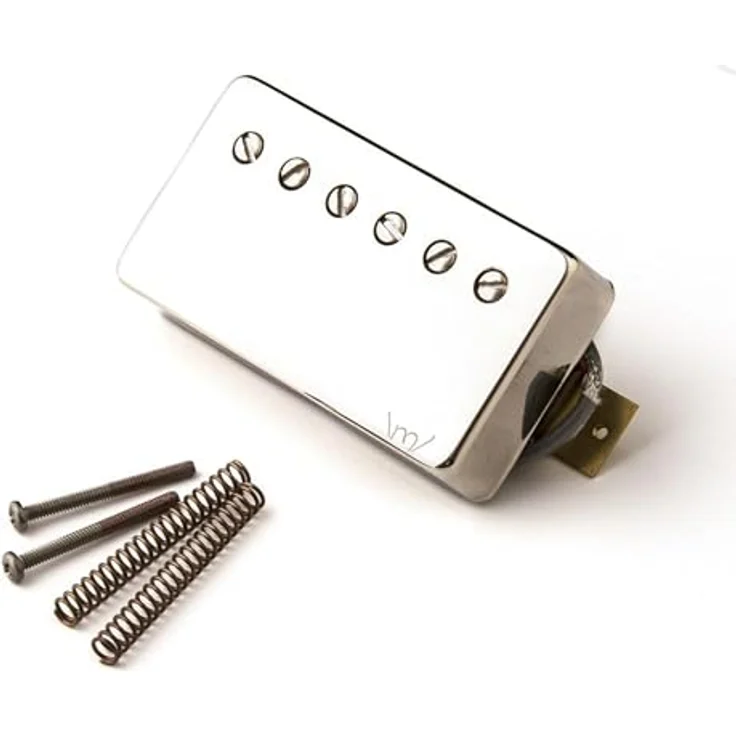 PRS \m/ Bass Pickup, Humbucker mit Keramikmagnet, 8,5 kOhm Widerstand, Coiltap, Farbe: Nickel – Bild 2