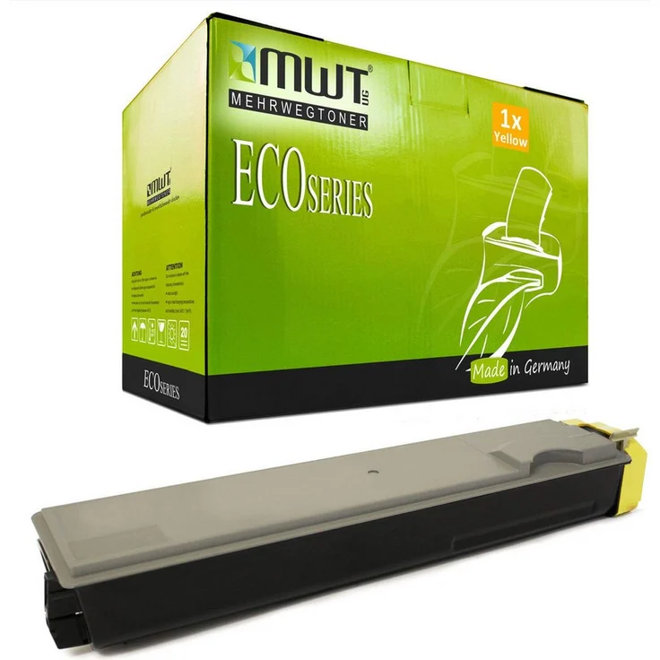 Eurotone Tonerkartusche TK520Y, kompatibel für Kyocera Drucker, Gelb, 1er-Pack