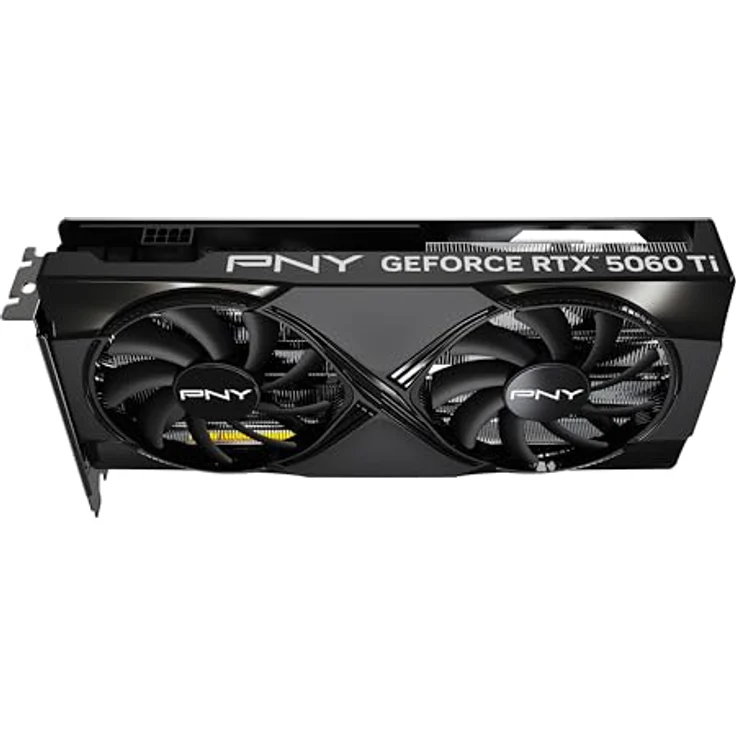PNY GeForce RTX 5060 Ti Overclocked Grafikkarte, 8 GB, DLSS 4, Dual-Lüfter – Bild 5