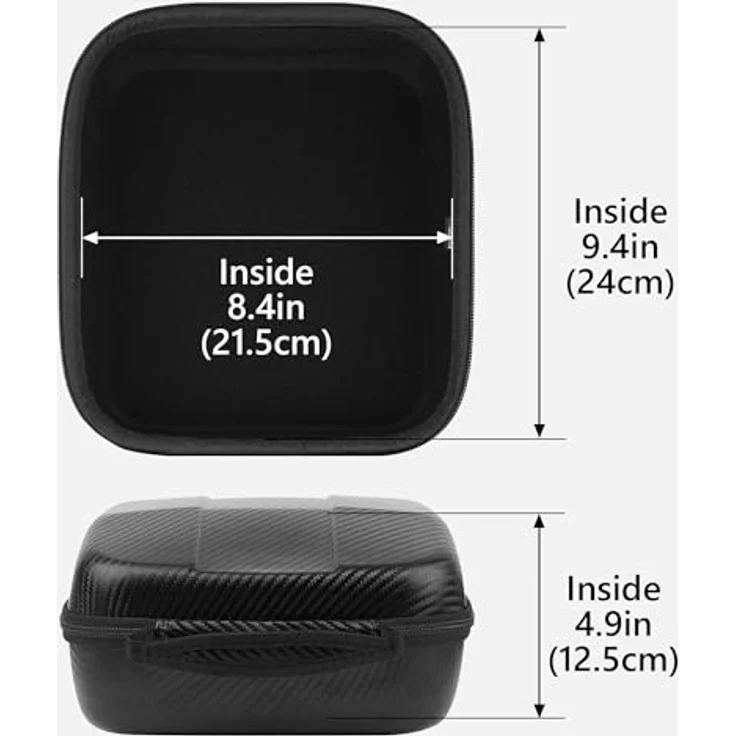 Geekria Tasche Kopfhörer für HD599, HD598CS, HD280PRO, AKG K167, K540, Beyerdynamic DT 880, DT 880 pro, Schutztasche für Headset Case, Hard Tragetasche – Bild 6