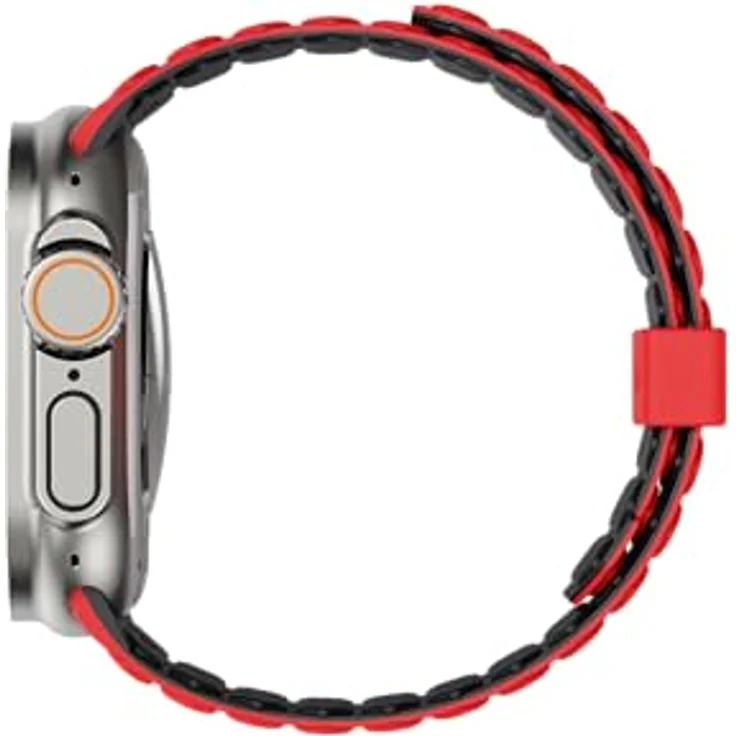 UAG Pathfinder Strap für Apple Watch, 42-49 mm, Ash Grey, Soft-Touch-Silikon mit magnetischem Verschluss – Bild 4
